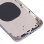 iPhone XS Max（青）のためのIP13 Pro Maxの外観模倣付きバックハウジングカバー