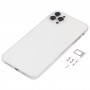 Back Housing Cover with Appearance Imitation of iP13 Pro Max for iPhone XS Max(White)