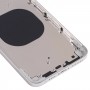 Couvercle de boîtier arrière avec apparence imitation d'IP13 Pro Max pour iPhone XS Max (blanc)