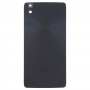 Glass Battery Back Cover for Alcatel One Touch Idol 4 OT6055 6055K 6055Y 6055B 6055(Black)
