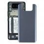 Glasbatteri baklucka med lim för Asus Zenfone 8 Flip ZS672KS (Svart)