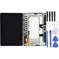 LCD-skärm och digitizer Fullständig montering med ram för Asus Memo Pad Smart 10 ME301T 5280N FPC-1 (svart) 