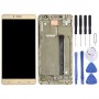 LCD Screen and Digitizer Full Assembly With Frame for Asus Zenfone 3 Deluxe ZS550KL Z01FD(Gold)