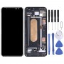 OLED Material LCD Screen and Digitizer Full Assembly with Frame for Asus ROG Phone 3 ZS661KS I003DD(Black)