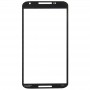 מסך זכוכית חיצוני עדשה עבור Google Nexus 6 / XT1103 (שחור)