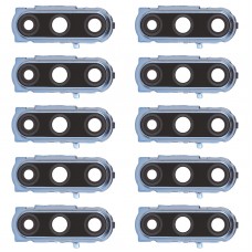 10 stücke Kameraobjektivabdeckung für Huawei Genießen Sie 10 Plus (blau)