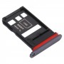 SIM Card Tray + SIM ბარათის უჯრა ღირსების V40 5G (შავი)