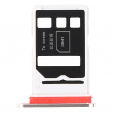 Vassoio della scheda SIM + vassoio della carta SIM per Huawei Nova 8 Pro 5G (argento)
