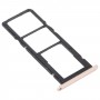 Taca karta SIM + taca karta SIM + taca karta Micro SD dla Huawei Y7A (Gold)