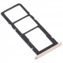 SIM Card Tray + SIM Card Tray + Micro SD Card Tray for Huawei P Smart 2021 (Gold)