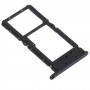 SIM-Karten-Tablett + SIM-Karten-Tablett / Micro SD-Karten-Tablett für Huawei MAIMANG 9 (schwarz)