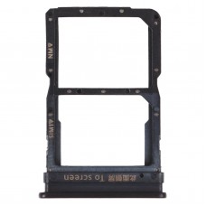 SIM-Karten-Tablett + NM-Kartenablage für Huawei genießen 20 Pro (schwarz)