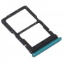 SIM Card Tray + NM Card Tray for Huawei Enjoy 20 Pro (Green)