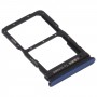 SIM-kortfack + NM-kortfack för Huawei Njut av 20 Pro (blå)