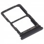 SIM Card Tray + NM Card Tray for Huawei P Smart S (Black)