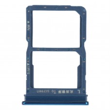 SIM Card Tray + NM Card Tray for Huawei P Smart S (Blue) 