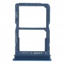 Plateau de carte SIM + Bac de carte NM pour Huawei P Smart S (Bleu)
