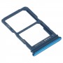 SIM Card Tray + NM Card Tray for Huawei P Smart S (Blue)