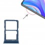 SIM карта Tray + NM тава за карти за Huawei P Smart S (Blue)
