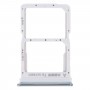 SIM Card Tray + NM Card Tray for Huawei P Smart S (Silver)