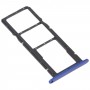 Vassoio della scheda SIM + vassoio della scheda SIM + vassoio della scheda micro SD per onore 8S 2020 (blu)