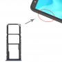 SIM Card Tray + SIM ბარათის უჯრა + მიკრო SD ბარათის უჯრა Huawei Y5P (ლურჯი)