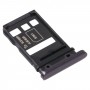 SIM-Karten-Tablett + SIM-Karten-Tablett für Huawei Nova 7 5g (schwarz)