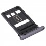 SIM-Karten-Tablett + NM-Kartenablage für Huawei p40 pro + (schwarz)