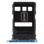 SIM-карточный поднос + лоток для карты NM для Huawei P40 Pro + (синий)