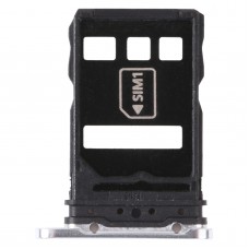 SIM-kártya tálca + NM kártya tálca a Huawei P40 Pro + (ezüst) számára