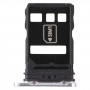 SIM Card Tray + NM ბარათის უჯრა Huawei P40 PRO + (ვერცხლი)