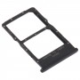 Vassoio della scheda SIM + Vassoio per schede NM per Huawei Nova 7i (nero)