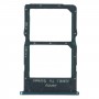 Vassoio della scheda SIM + Vassoio per schede NM per Huawei Nova 7i (verde)