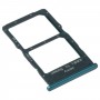 Vassoio della scheda SIM + Vassoio per schede NM per Huawei Nova 7i (verde)