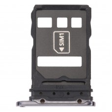 Tarjeta SIM Tray + NM Tarjeta Bandeja para Huawei P40 Pro (Negro)