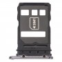 Tarjeta SIM Tray + NM Tarjeta Bandeja para Huawei P40 Pro (Negro)