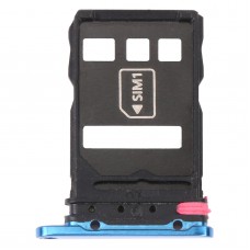 SIM Card Tray + NM Card Tray for Huawei P40 Pro (Blue) 
