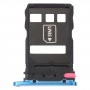 SIM карта Tray + NM тава за карти Huawei P40 Pro (син)