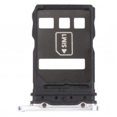 SIM-карточный лоток + NM карточный лоток для Huawei P40 Pro (серебро)
