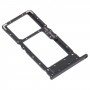 SIM Card Tray + SIM Card Tray / Micro SD Card Tray for Honor Play4 (Black)
