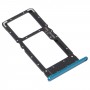 Tarjeta SIM Tray + Tarjeta SIM Tray / Micro SD Tarjeta Bandeja para honor Play4 (Azul)