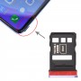 Tarjeta SIM Tray + Bandeja de tarjeta SIM para Huawei Nova 6 (Púrpura)