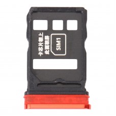 מגש כרטיס SIM + מגש כרטיס ה- SIM עבור Huawei Nova 6 (אדום)