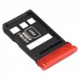 SIM-карты поднос + лоток для SIM-карты для Huawei Nova 6 (красный)