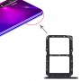 SIM Card Tray + SIM ბარათის უჯრა Huawei Nova 5T (შავი)