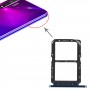 SIM-карты Лоток + SIM-карточный лоток для Huawei Nova 5T (фиолетовый)