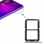 SIM Card Tray + Sim Card Tray for Huawei Nova 5T (ვერცხლისფერი)