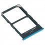 SIM карта Tray + NM тава за карти за Huawei Mate 30 Lite (зелено)