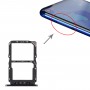 Vassoio della scheda SIM + Vassoio per schede NM per Huawei Nova 5 Pro (nero)