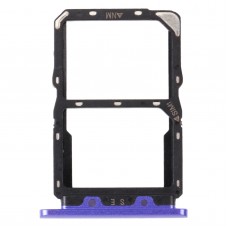 SIM Card Tray + NM Card Tray for Huawei Nova 5 Pro (Purple) 
